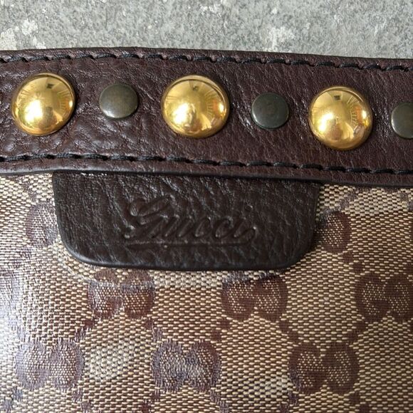 Vintage Gucci coated canvas tote - Picture 3 of 9